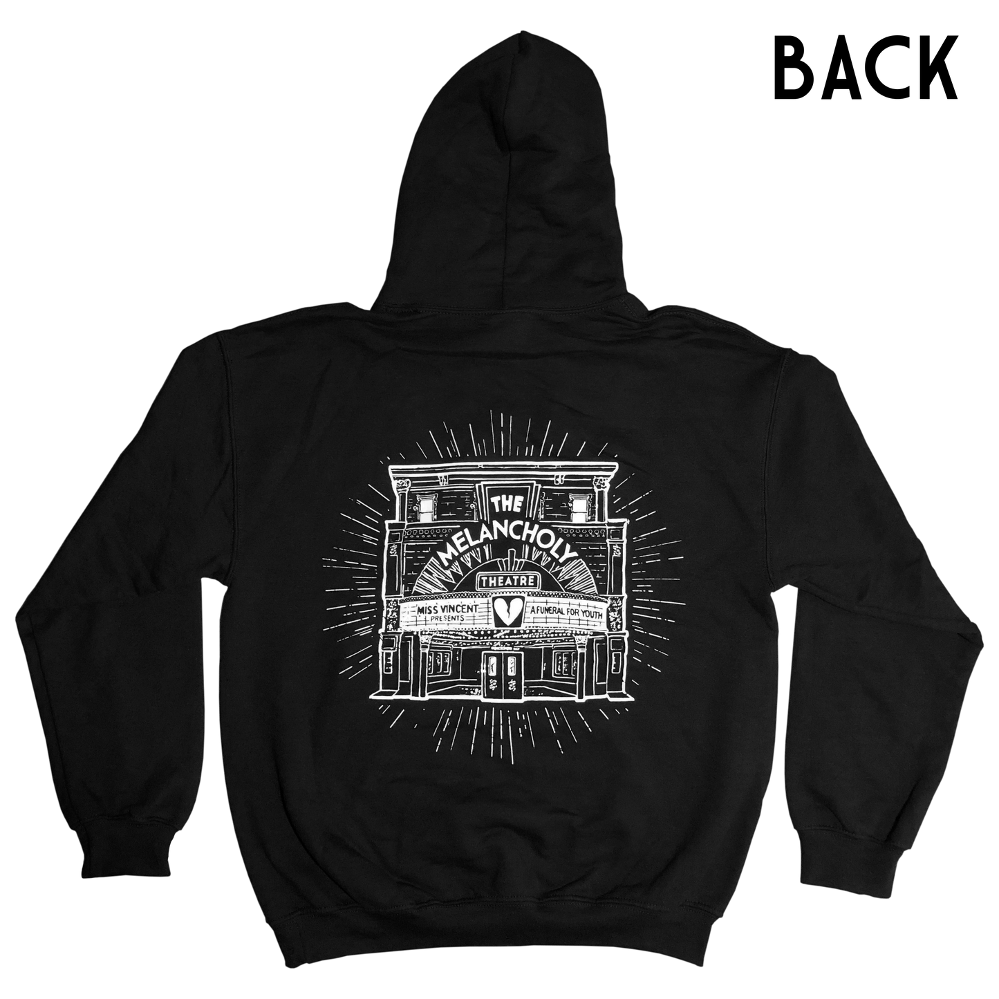 MELANCHOLY THEATRE PULLOVER HOODIE